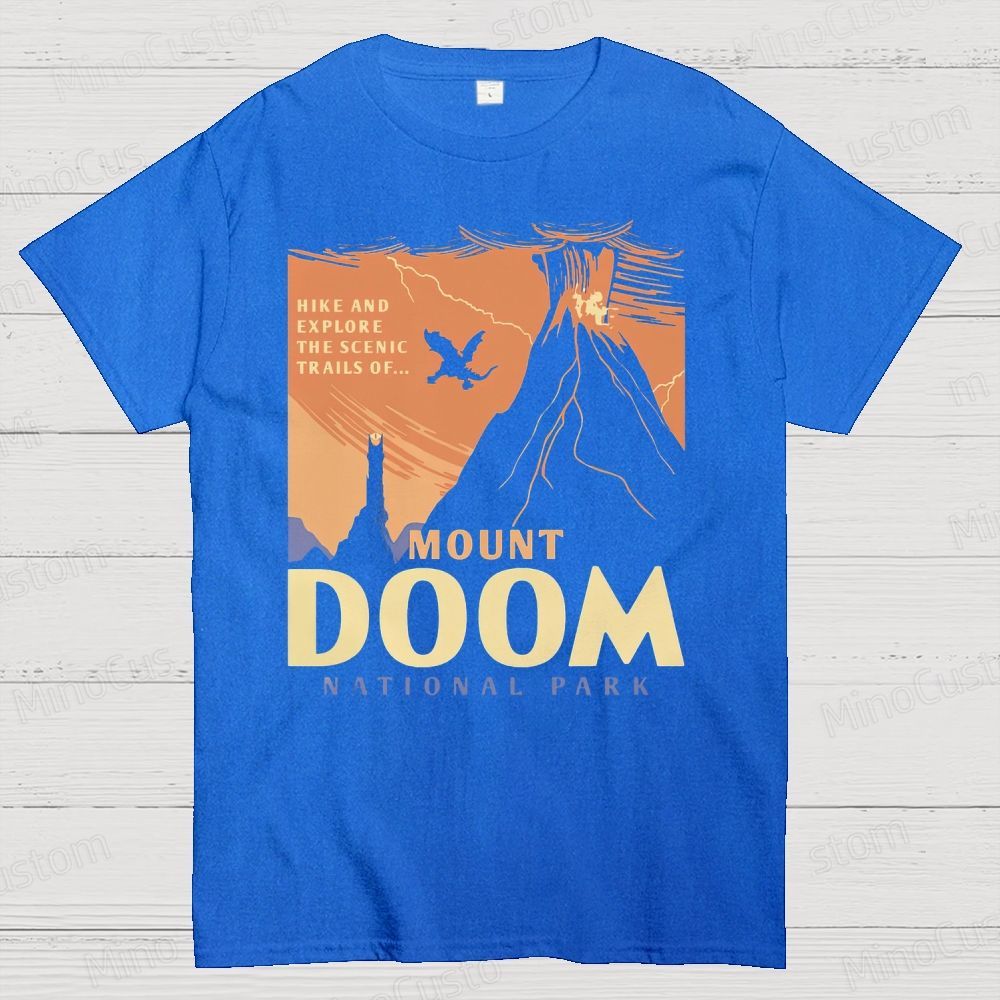Mount Doom National Park  Cotton T-shirt 