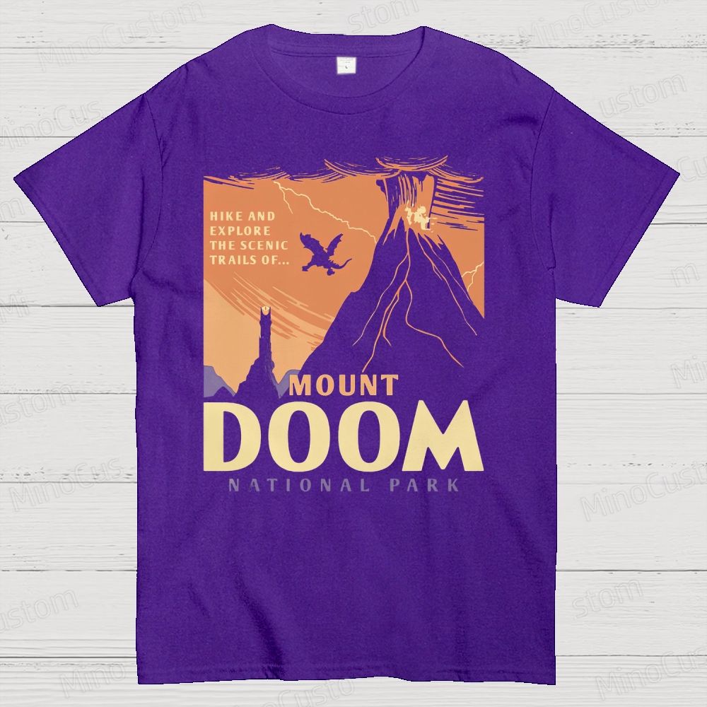 Mount Doom National Park  Cotton T-shirt 