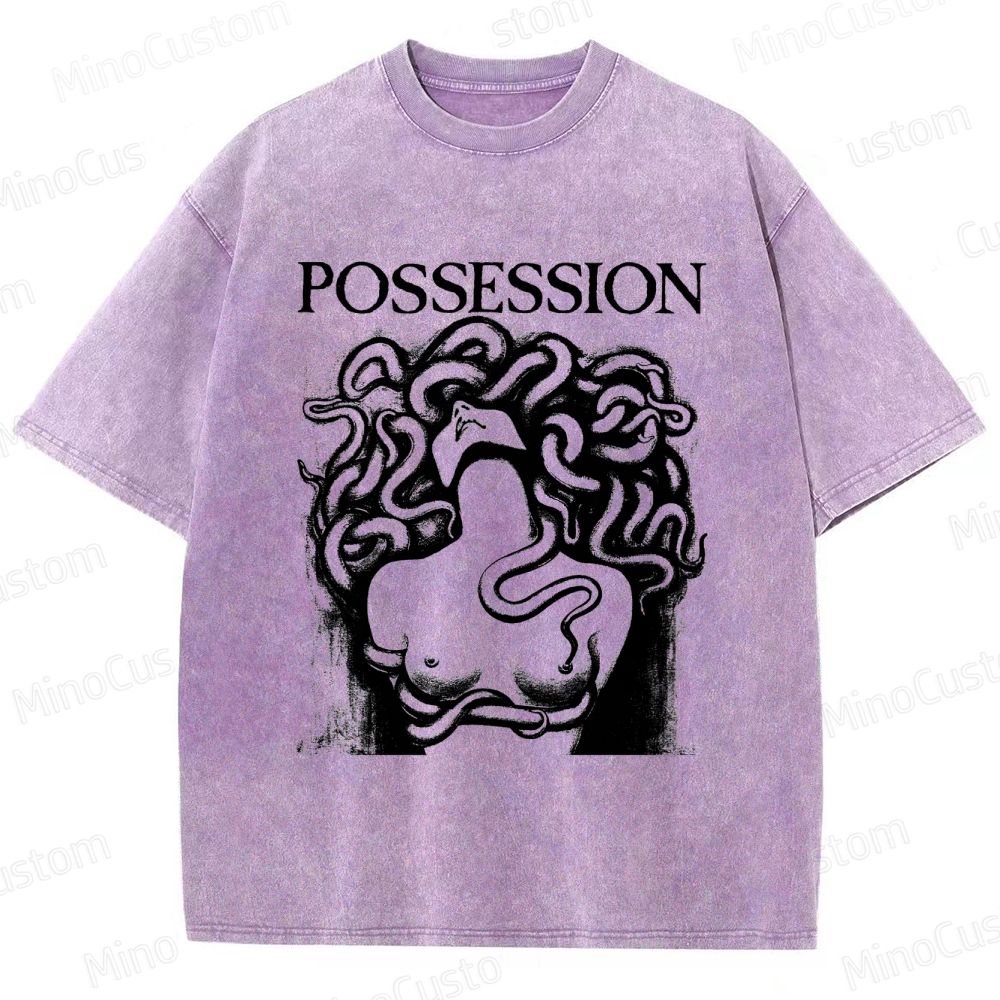 Vintage - style Possession Graphic T - shirt