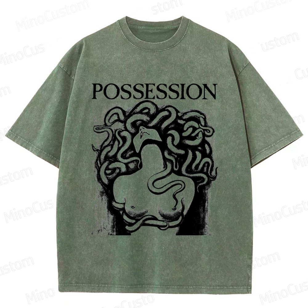 Vintage - style Possession Graphic T - shirt