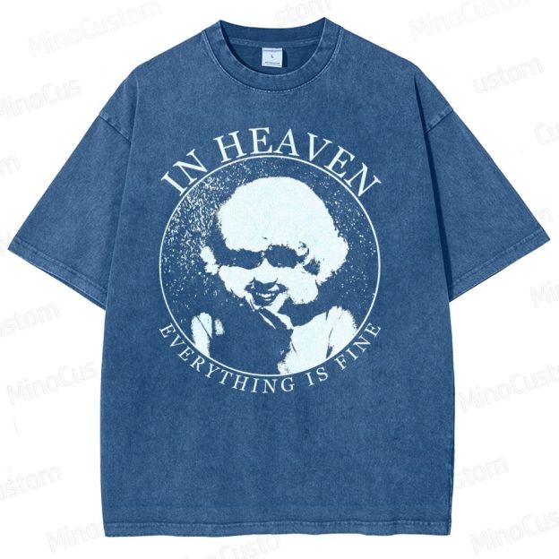 Vintage - Style Eraserhead "In Heaven Everything Is Fine" Graphic T - shirt