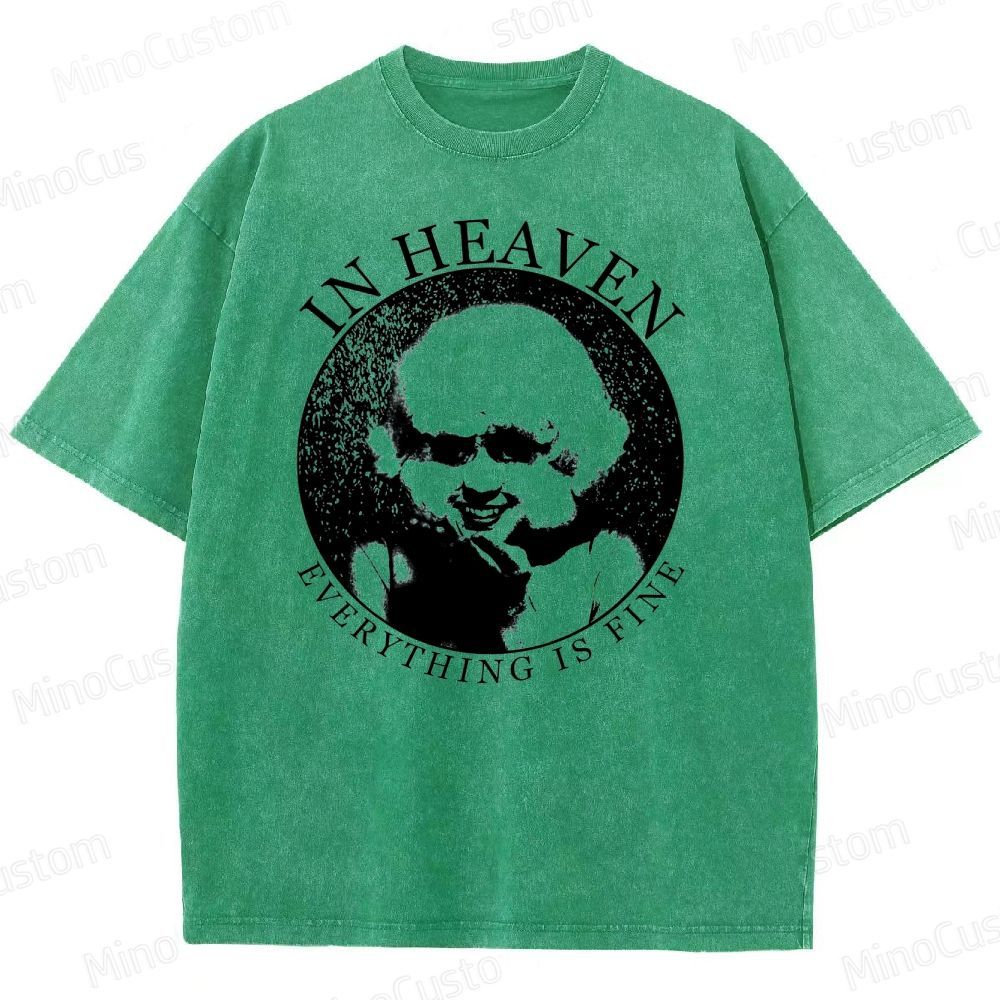 Vintage - Style Eraserhead "In Heaven Everything Is Fine" Graphic T - shirt
