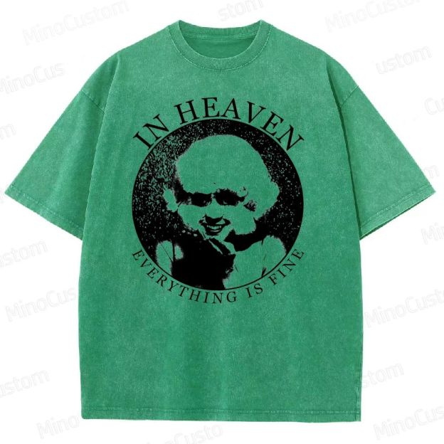Vintage - Style Eraserhead "In Heaven Everything Is Fine" Graphic T - shirt
