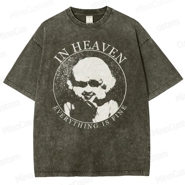 Vintage - Style Eraserhead "In Heaven Everything Is Fine" Graphic T - shirt
