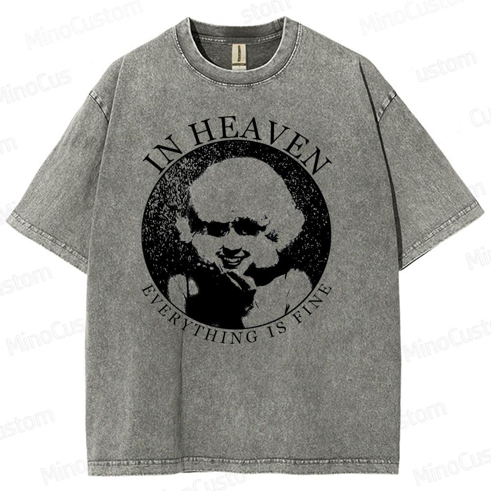 Vintage - Style Eraserhead "In Heaven Everything Is Fine" Graphic T - shirt