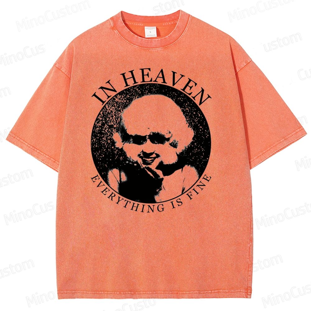 Vintage - Style Eraserhead "In Heaven Everything Is Fine" Graphic T - shirt