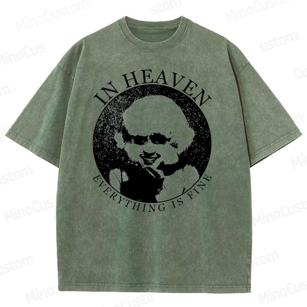 Vintage - Style Eraserhead "In Heaven Everything Is Fine" Graphic T - shirt