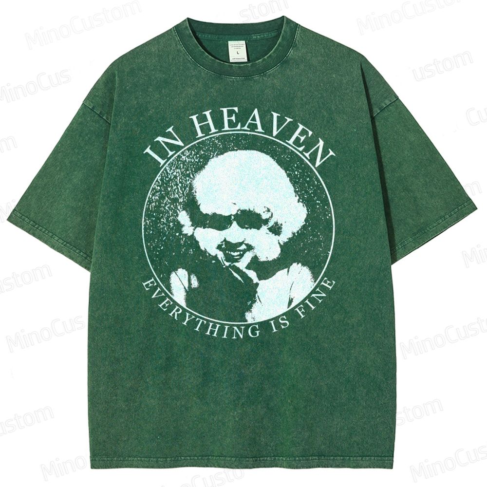 Vintage - Style Eraserhead "In Heaven Everything Is Fine" Graphic T - shirt