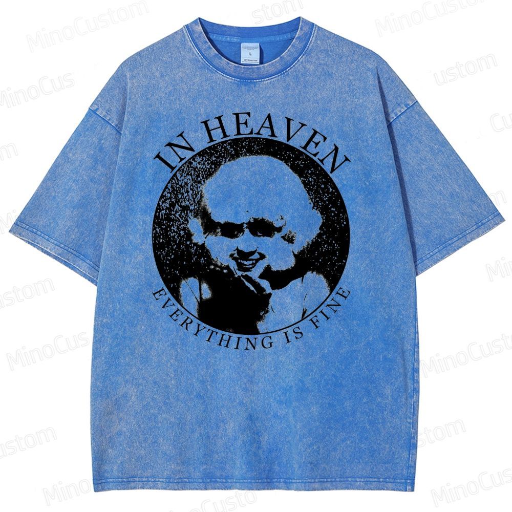 Vintage - Style Eraserhead "In Heaven Everything Is Fine" Graphic T - shirt