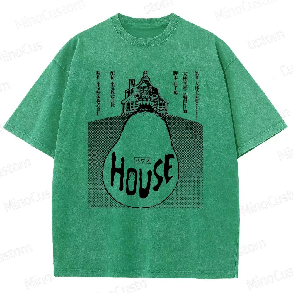 Vintage - style House (Hausu) Movie Graphic T - shirt