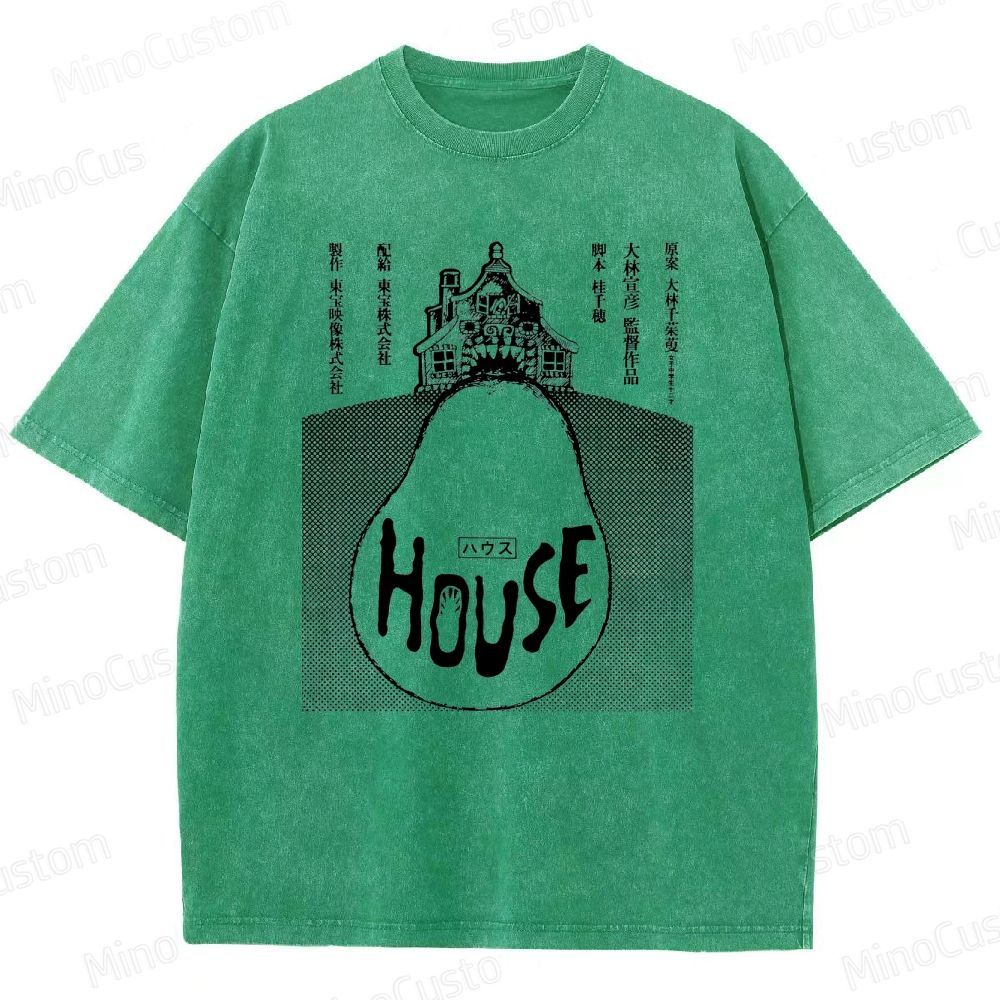 Vintage - style House (Hausu) Movie Graphic T - shirt