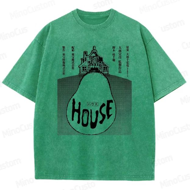 Vintage - style House (Hausu) Movie Graphic T - shirt