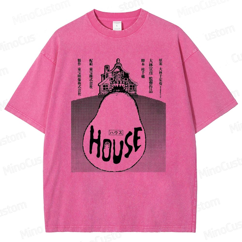 Vintage - style House (Hausu) Movie Graphic T - shirt