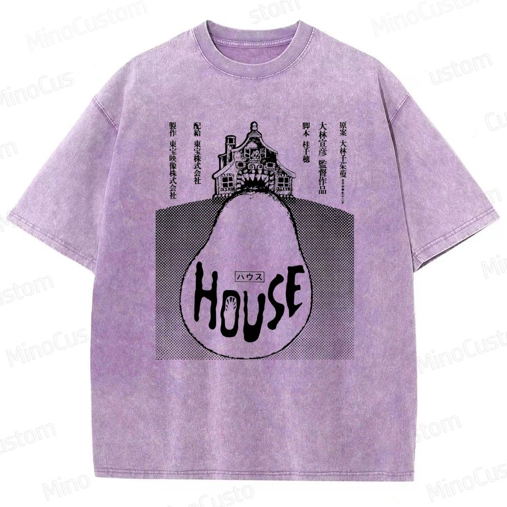 Vintage - style House (Hausu) Movie Graphic T - shirt
