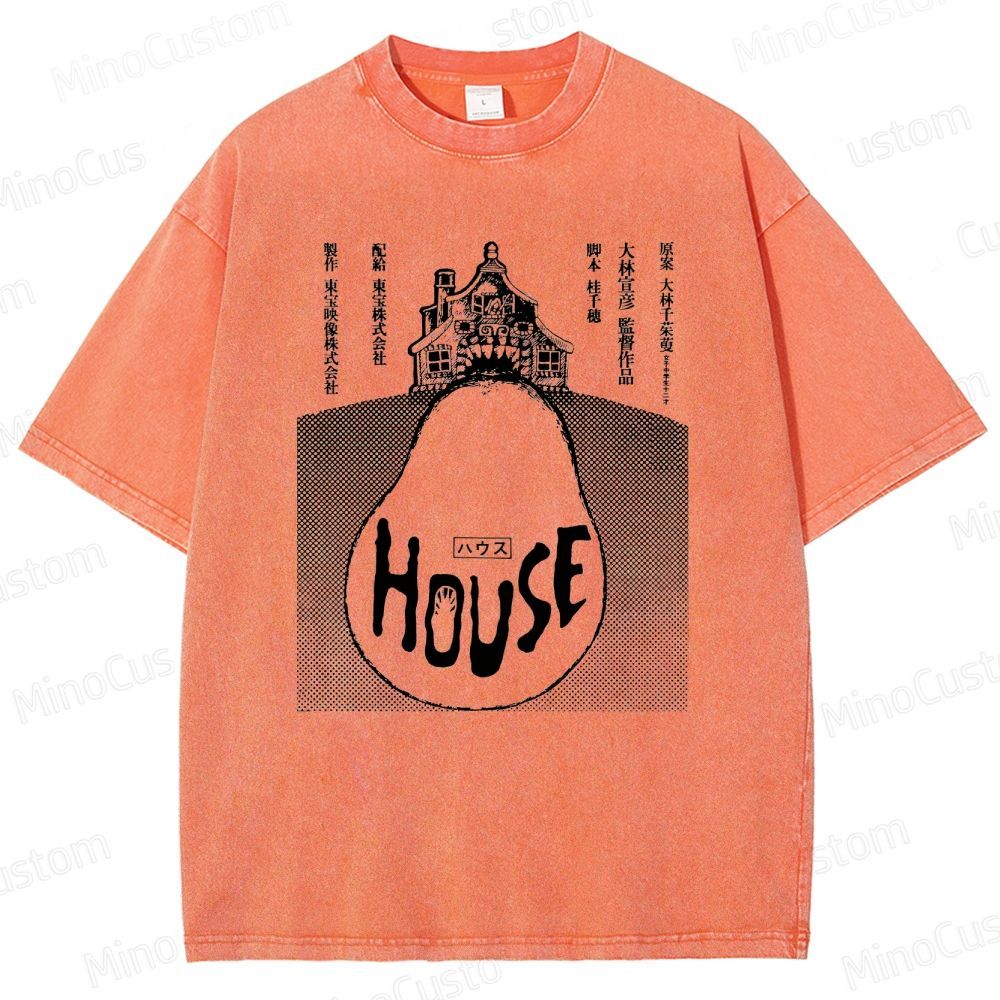 Vintage - style House (Hausu) Movie Graphic T - shirt