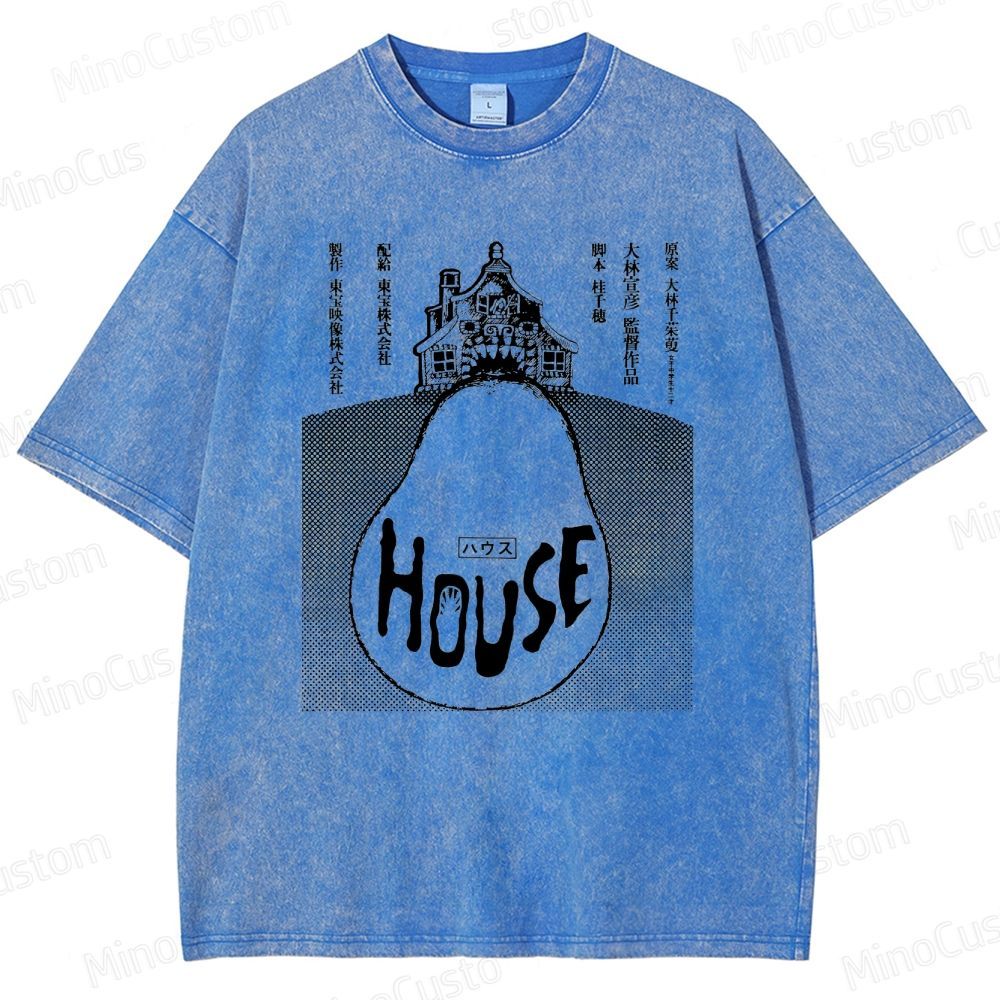 Vintage - style House (Hausu) Movie Graphic T - shirt