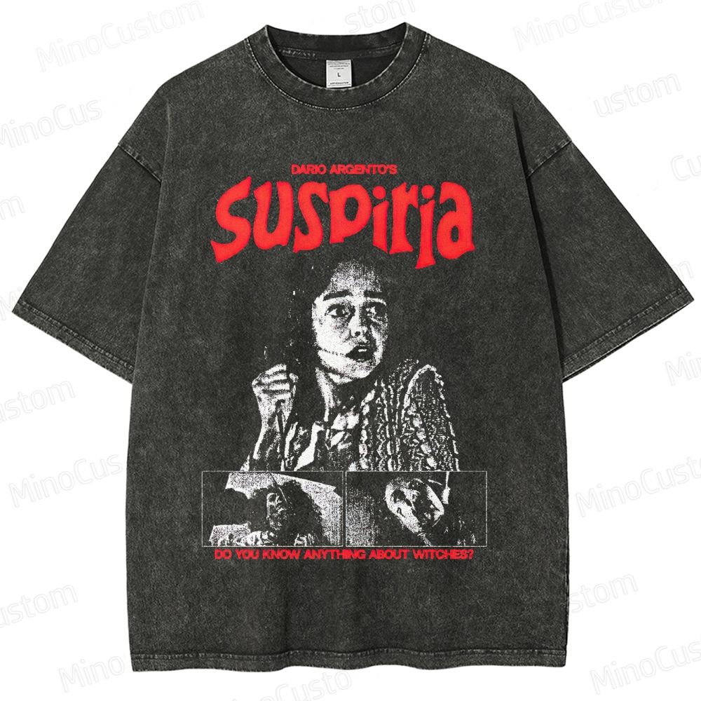 Vintage - Washed Dario Argento's Suspiria Movie Graphic T - shirt