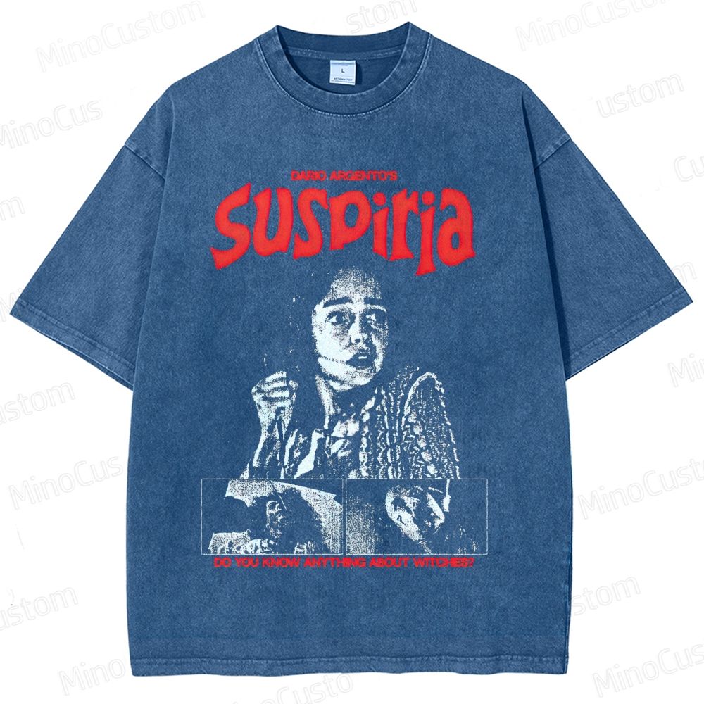 Vintage - Washed Dario Argento's Suspiria Movie Graphic T - shirt