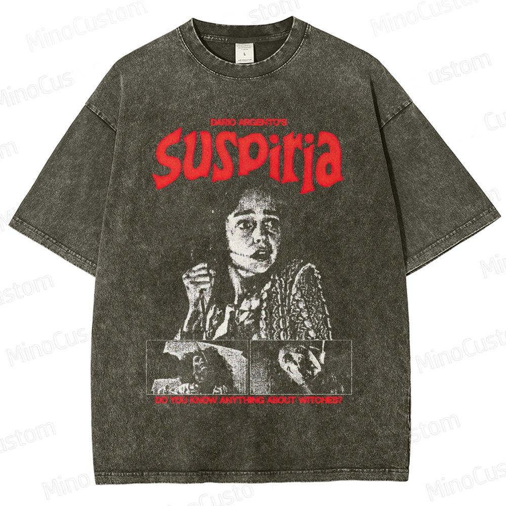 Vintage - Washed Dario Argento's Suspiria Movie Graphic T - shirt