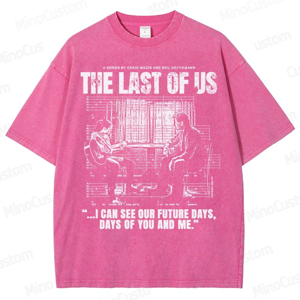 The Last of Us Ellie & Joel Future Days Graphic Washed T-Shirt