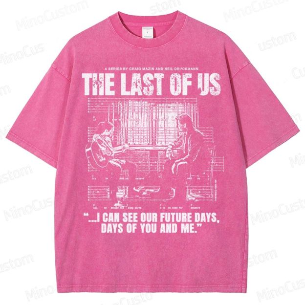 The Last of Us Ellie & Joel Future Days Graphic Washed T-Shirt