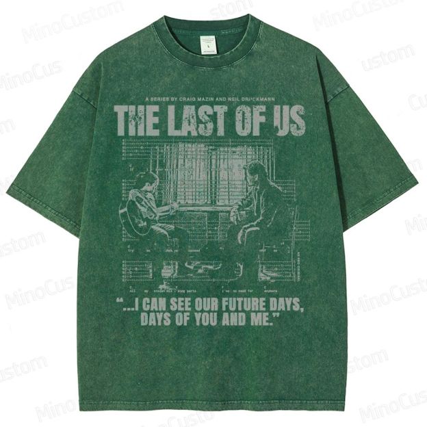 The Last of Us Ellie & Joel Future Days Graphic Washed T-Shirt