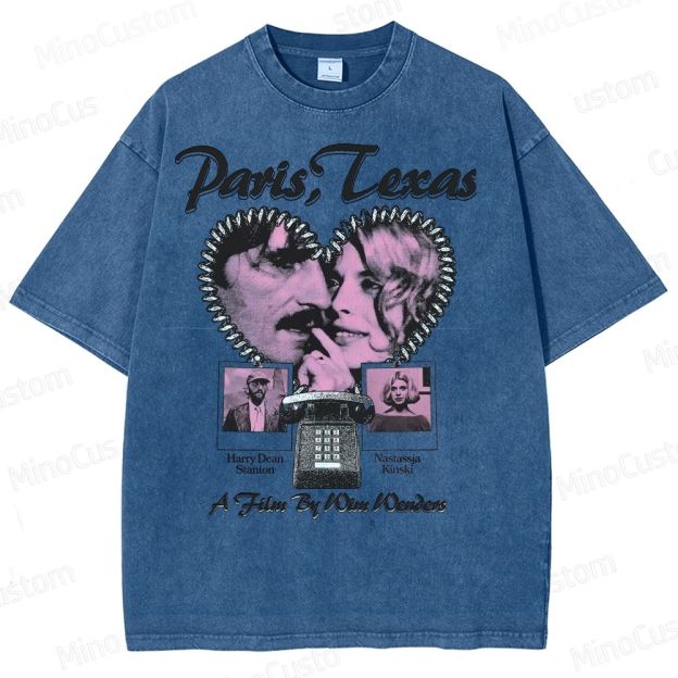 Paris, Texas Movie Graphic  Washed T-Shirt 