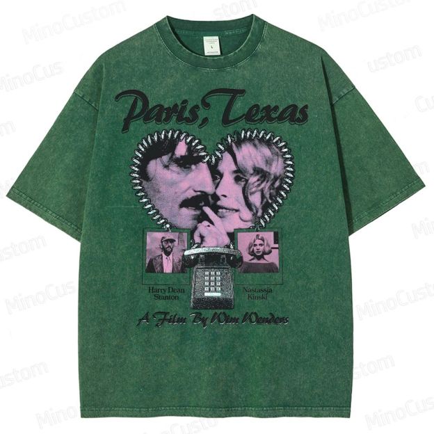 Paris, Texas Movie Graphic  Washed T-Shirt 