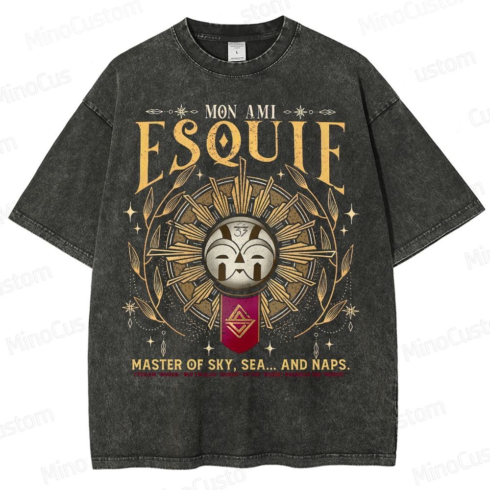 Mon Ami Esquie Master Of Sky Expedition 33 Washed T-Shirt