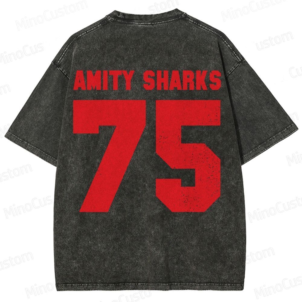 Jaws - Amity Sharks Washed T-Shirt 