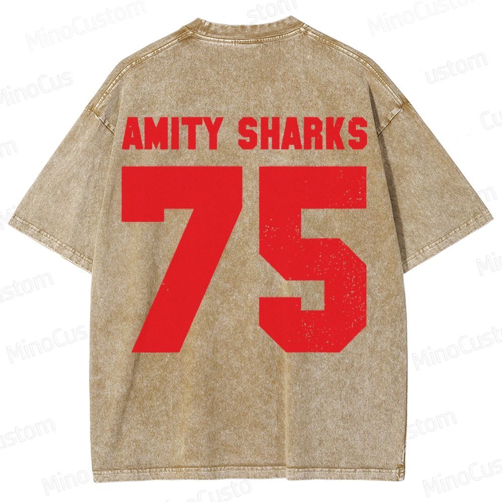 Jaws - Amity Sharks Washed T-Shirt 