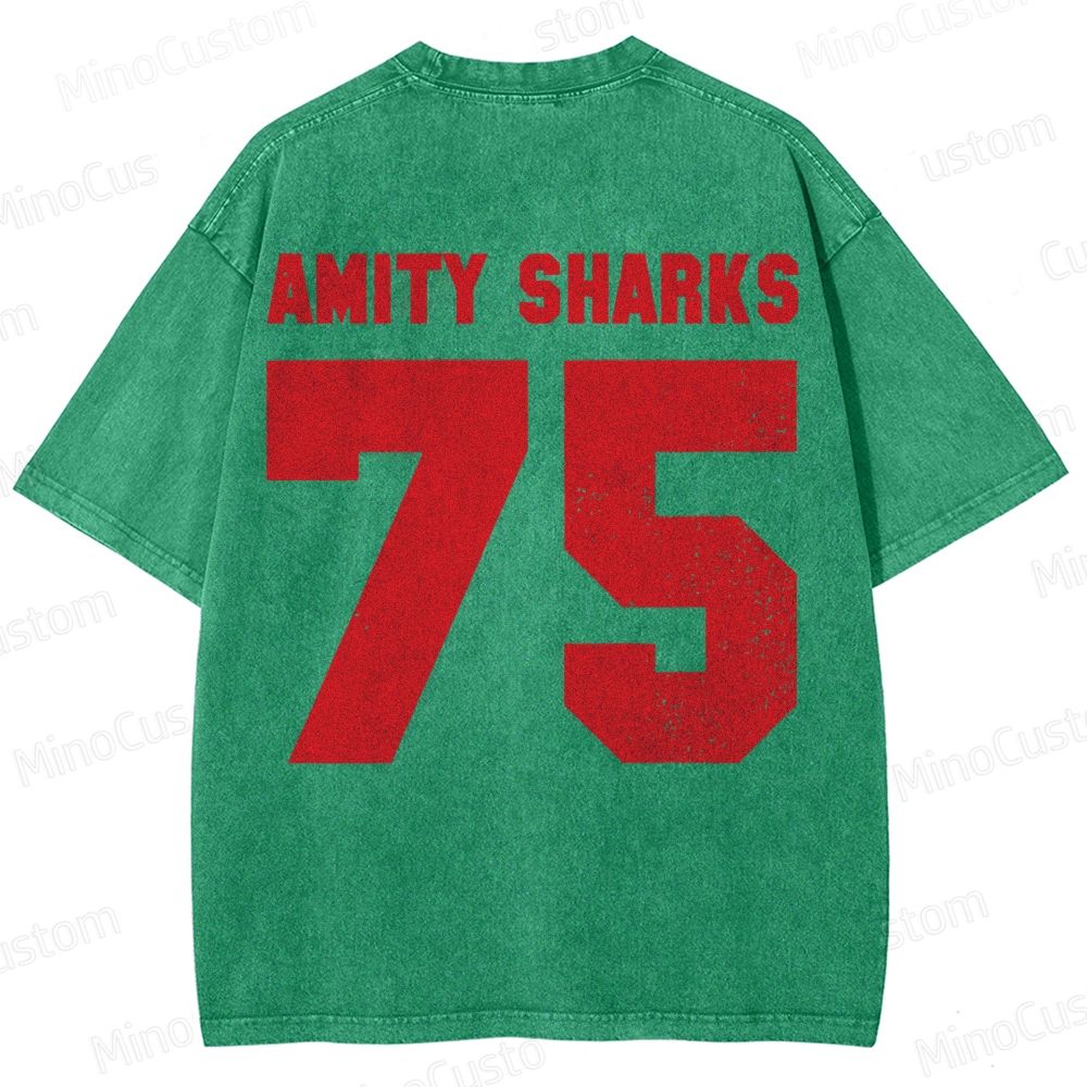 Jaws - Amity Sharks Washed T-Shirt 
