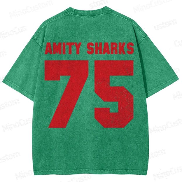 Jaws - Amity Sharks Washed T-Shirt 