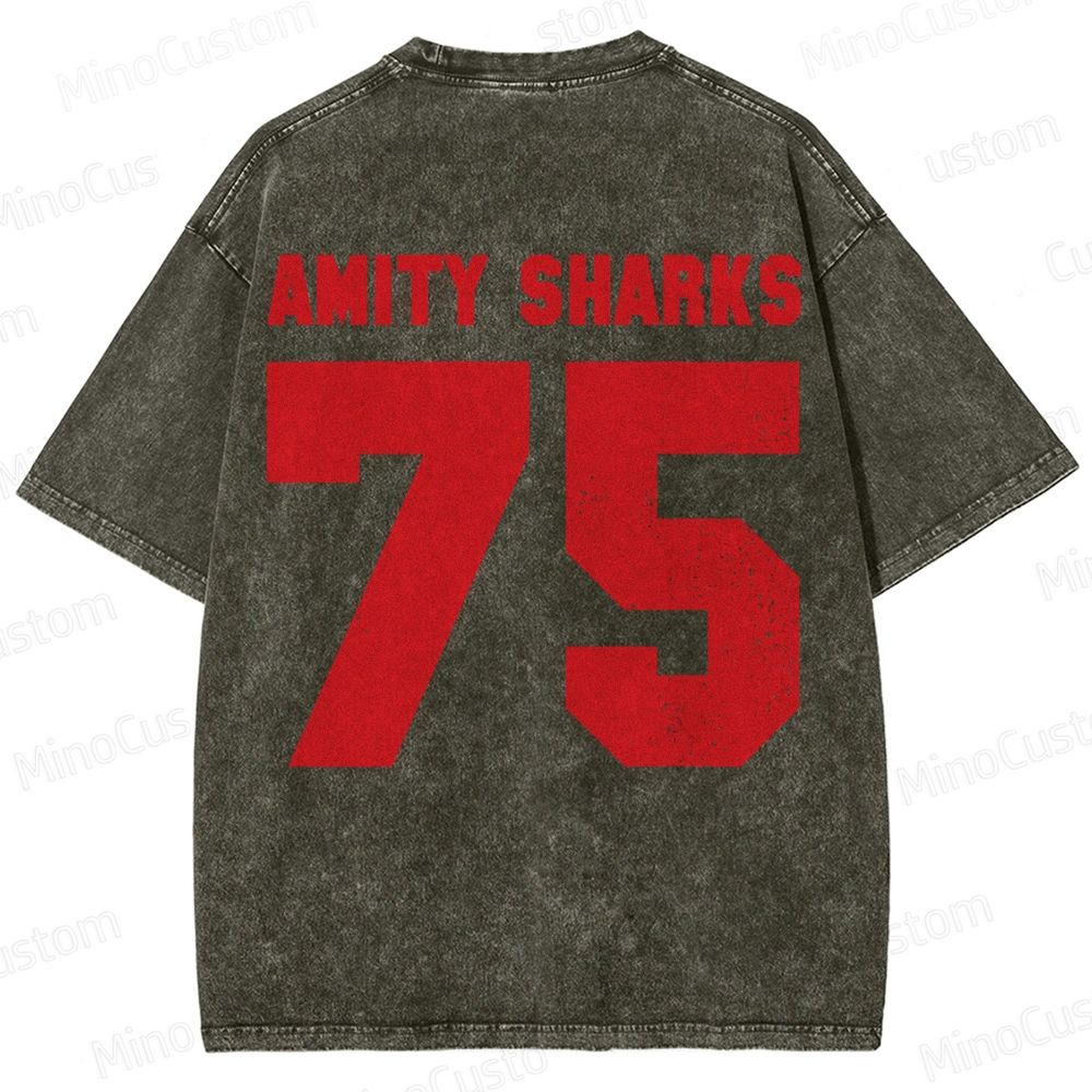 Jaws - Amity Sharks Washed T-Shirt 