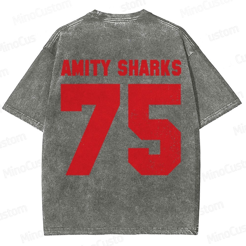 Jaws - Amity Sharks Washed T-Shirt 