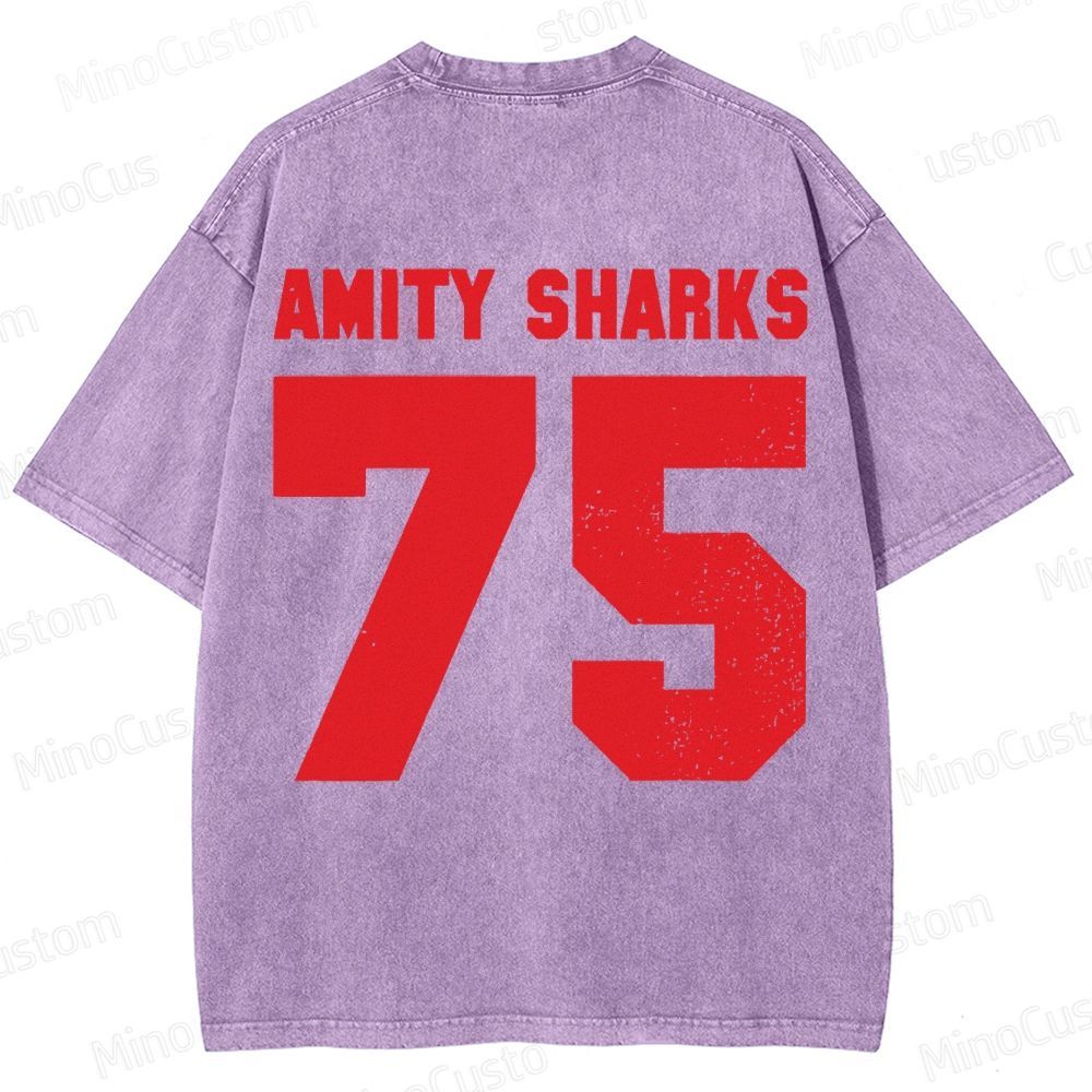 Jaws - Amity Sharks Washed T-Shirt 