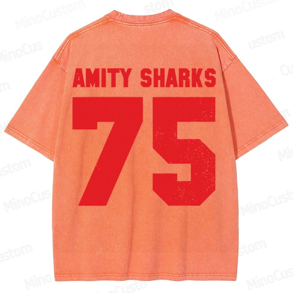 Jaws - Amity Sharks Washed T-Shirt 