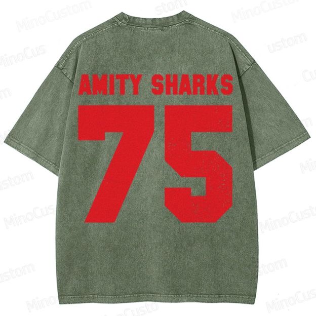 Jaws - Amity Sharks Washed T-Shirt 