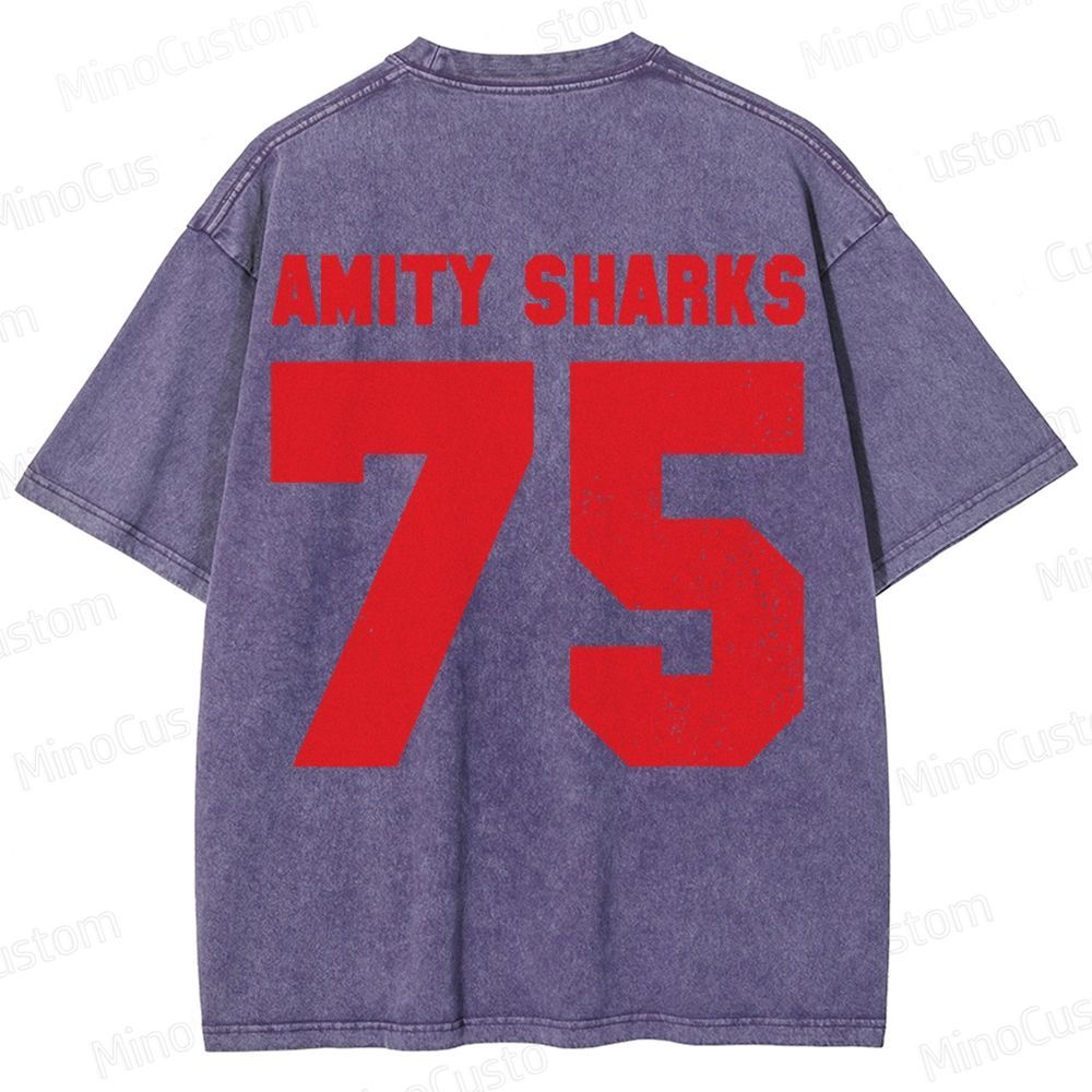 Jaws - Amity Sharks Washed T-Shirt 
