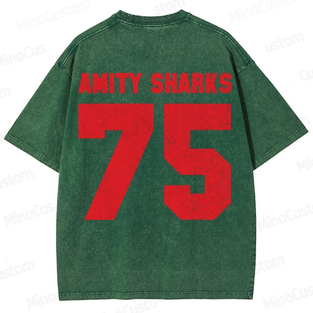 Jaws - Amity Sharks Washed T-Shirt 