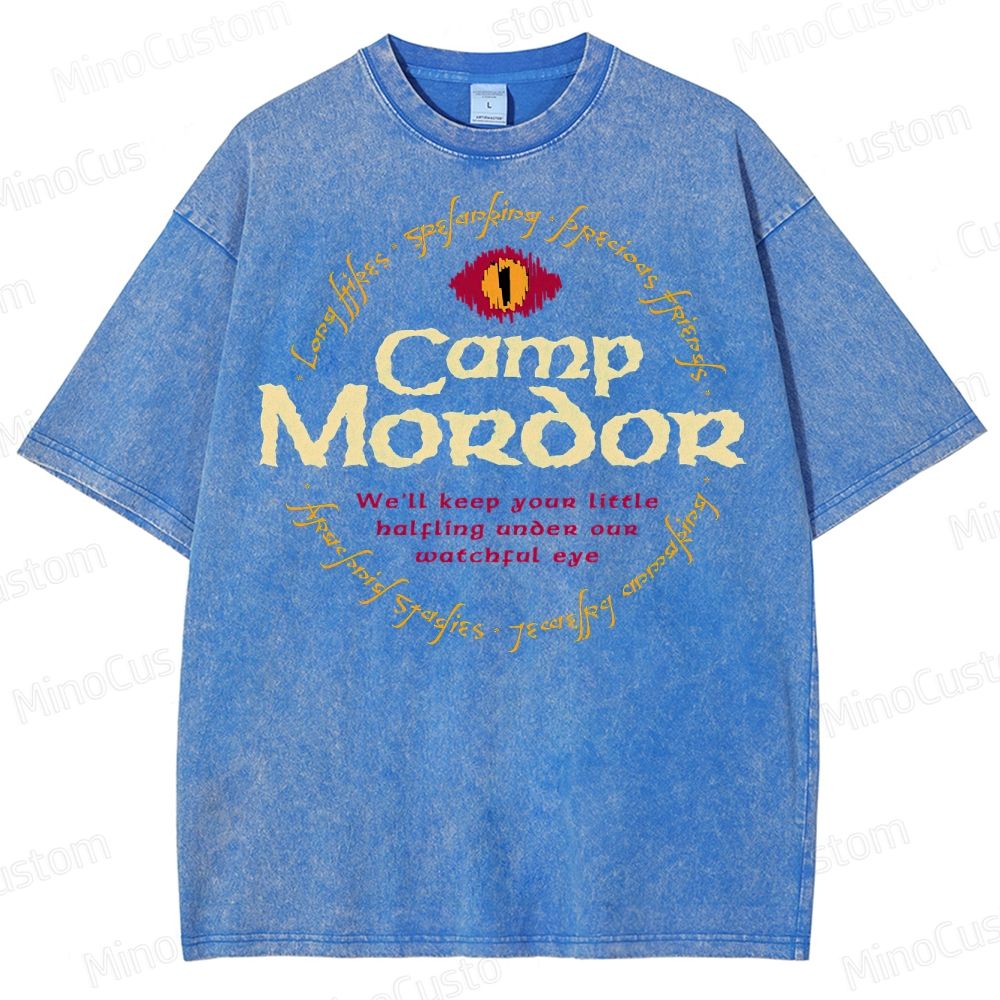 Camp Mordor Parody Washed T-Shirt