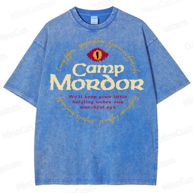 Camp Mordor Parody Washed T-Shirt