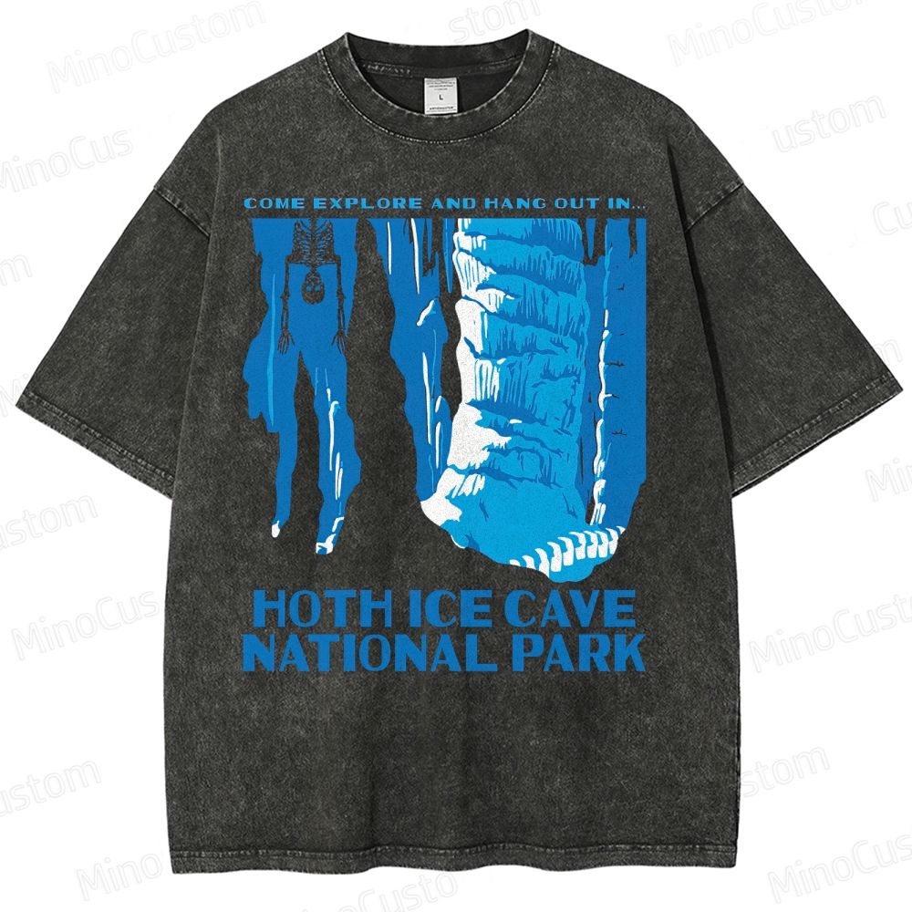 Hoth Ice Cave National Park Washed T-Shirt 