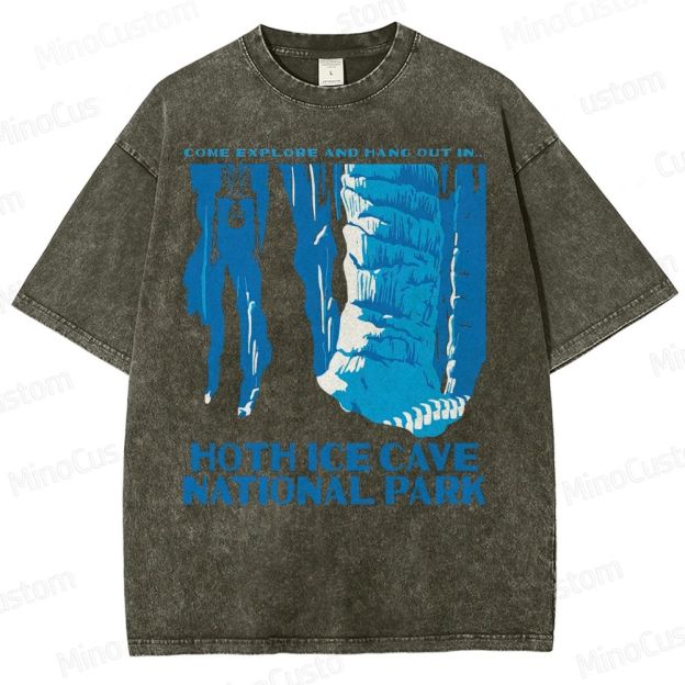 Hoth Ice Cave National Park Washed T-Shirt 