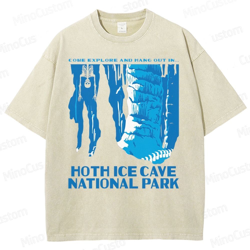 Hoth Ice Cave National Park Washed T-Shirt 