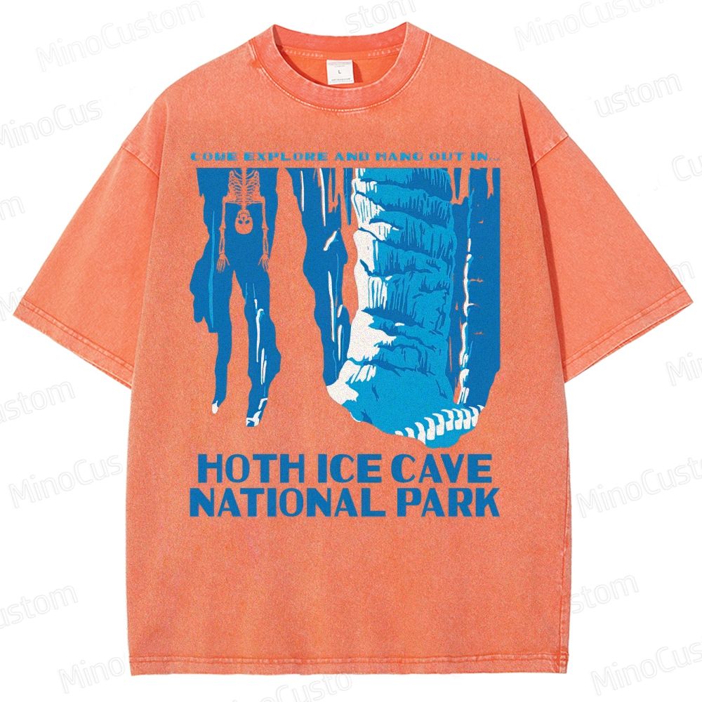 Hoth Ice Cave National Park Washed T-Shirt 