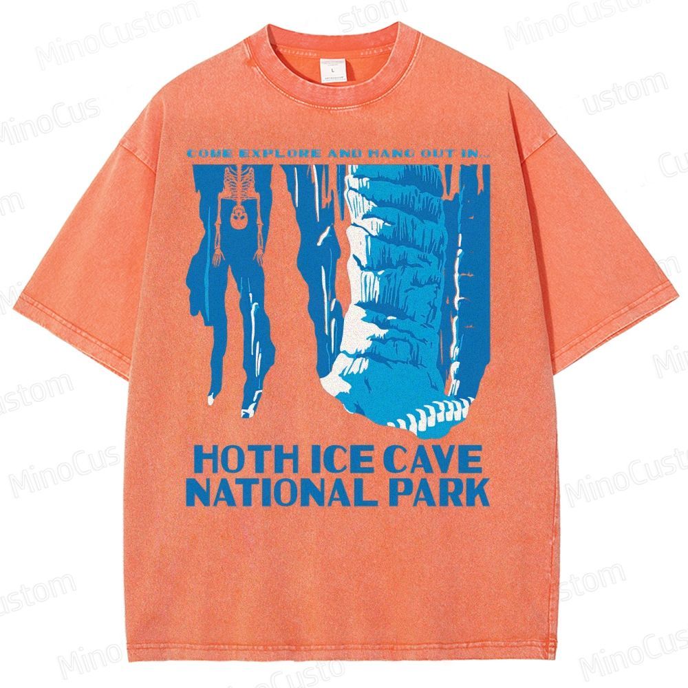 Hoth Ice Cave National Park Washed T-Shirt 