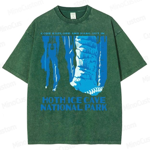 Hoth Ice Cave National Park Washed T-Shirt 