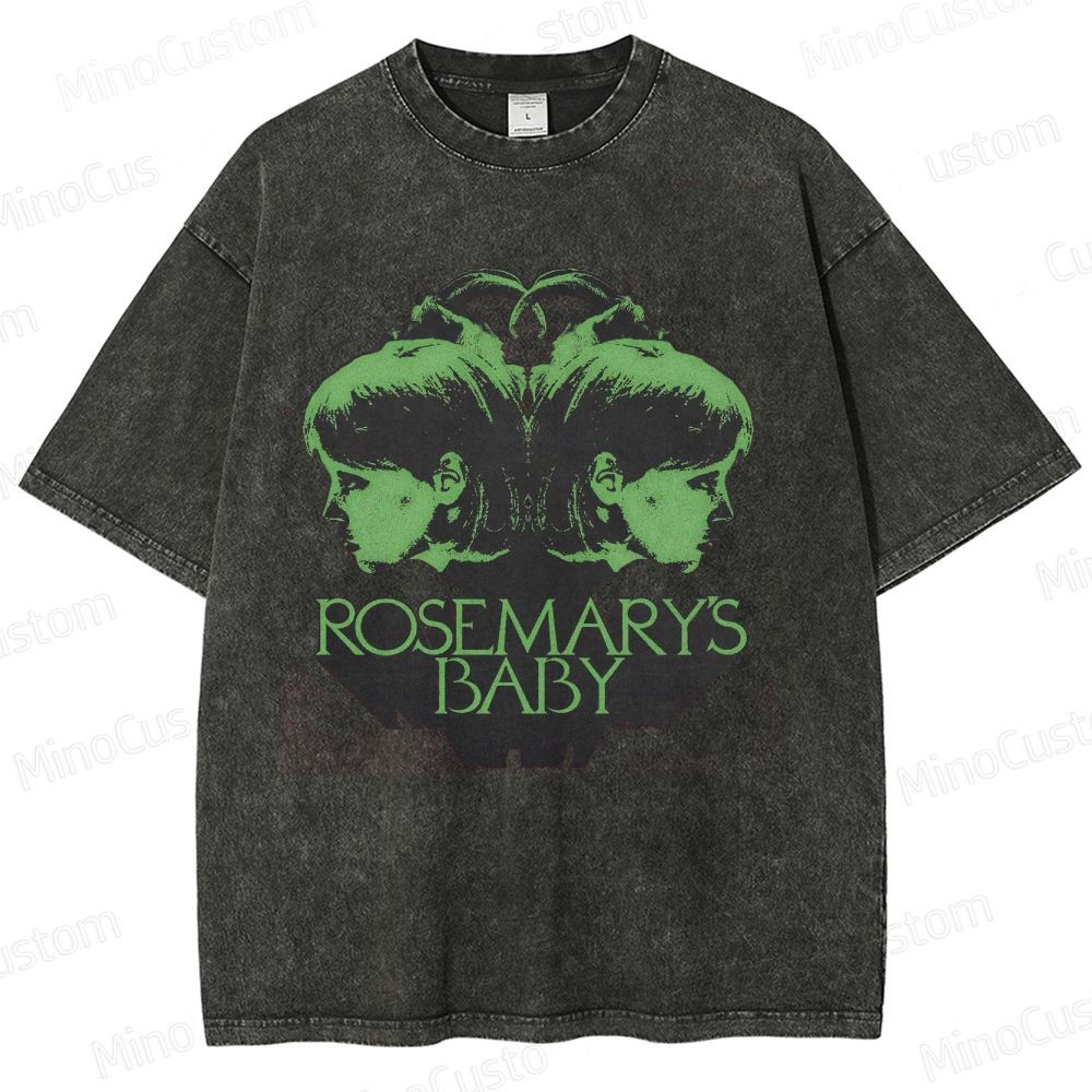 Vintage Washed Rosemary's Baby Graphic T - shirt