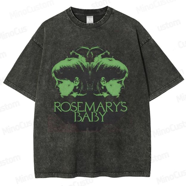 Vintage Washed Rosemary's Baby Graphic T - shirt